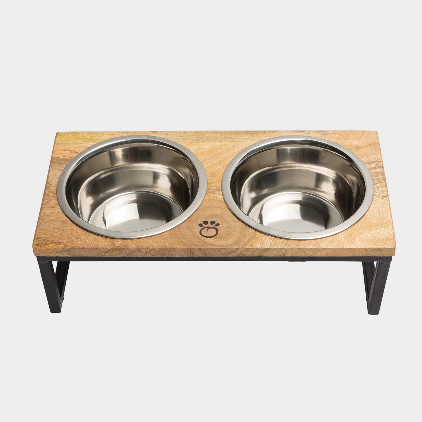 Wood & Metal Elevated Feeder