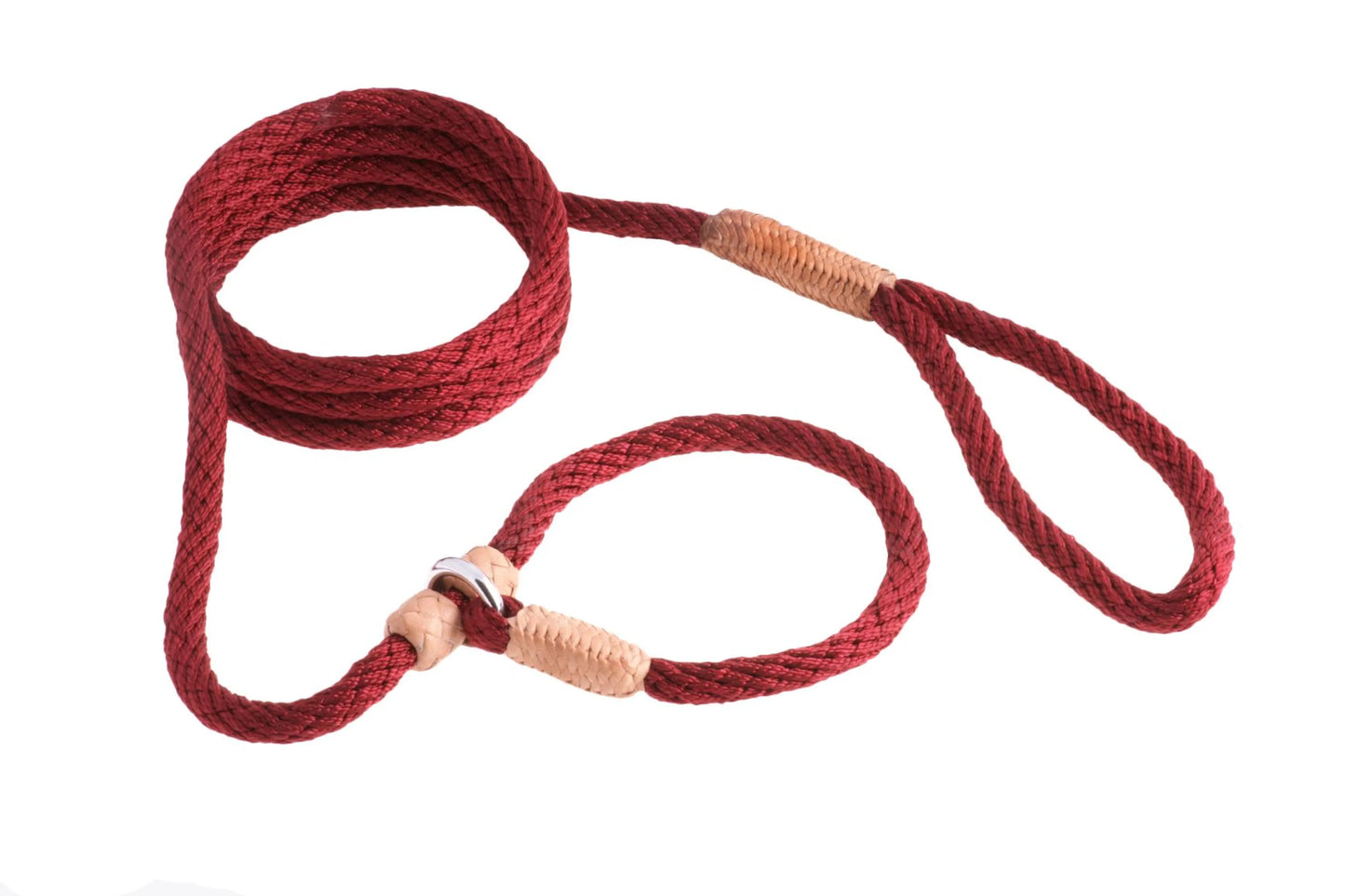 Nylon Slip Leash With Dual Stoppers