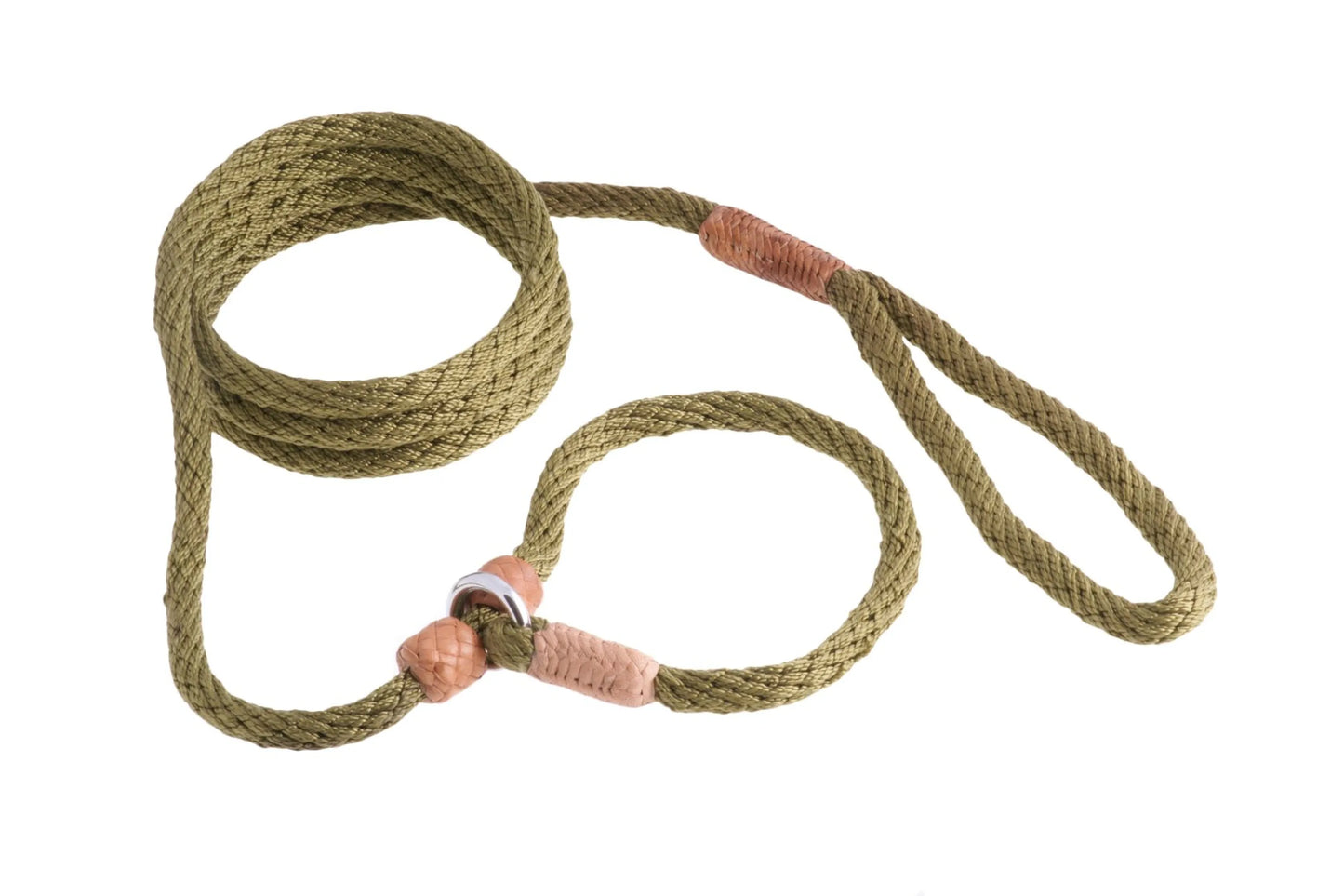 Nylon Slip Leash With Dual Stoppers