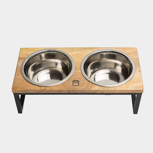 Wood & Metal Elevated Feeder