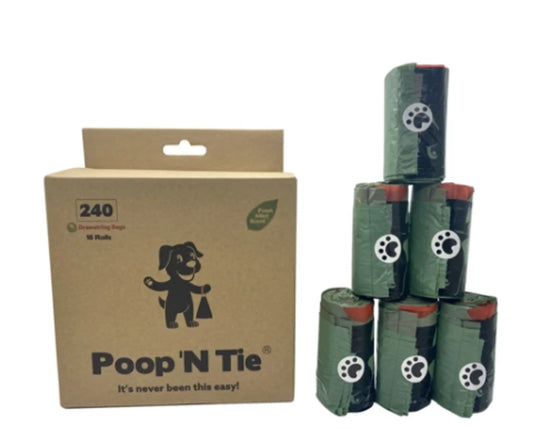 Poop 'N Tie Refill Box Drawstring Bags